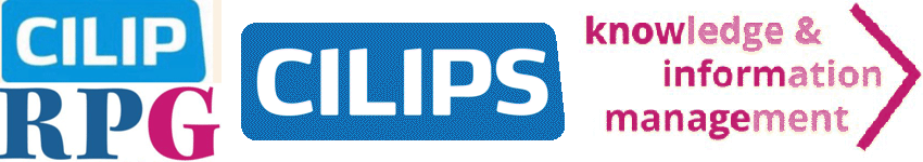 CILIP RPG logo, CILIPS logo